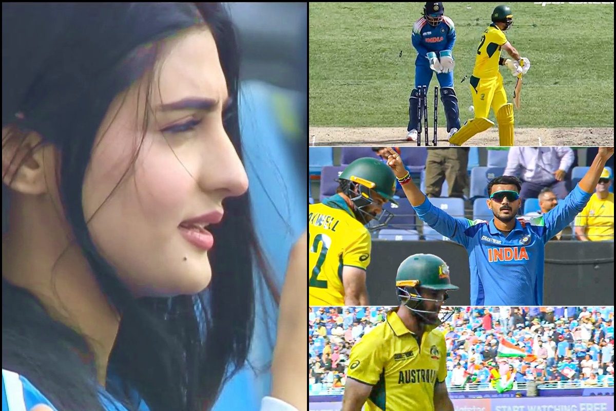 6 लगाकर इतरा रहे थे मैक्सवेल, अक्षर के बोल्ड मारते ही लड़की का रिएक्शन वायरल