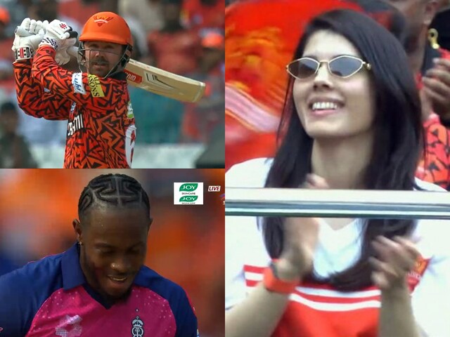 105m. Long six, four fours and one six, Head hit 23 runs in Jofra's over