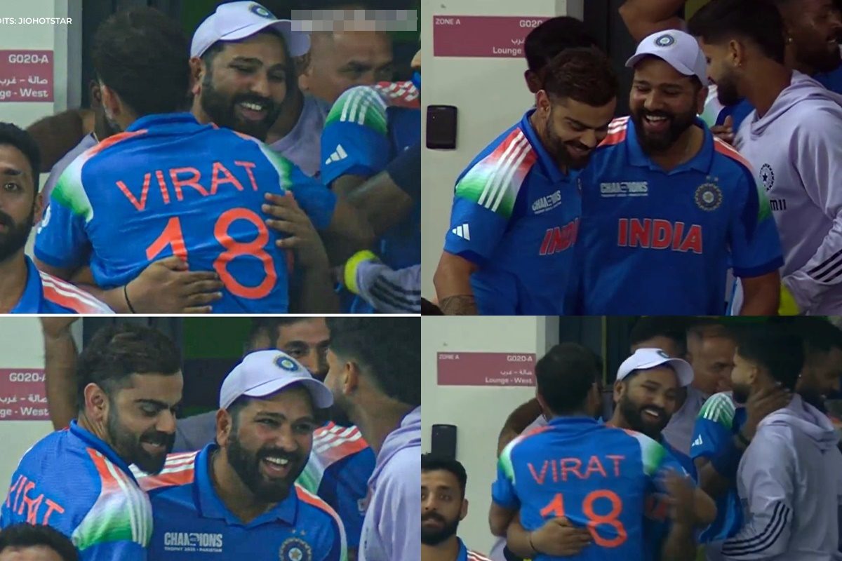 मैच जीतते ही एक-दूजे से लिपट गए विराट-रोहित, जलने वालों के मुंह पर करारा तमाचा