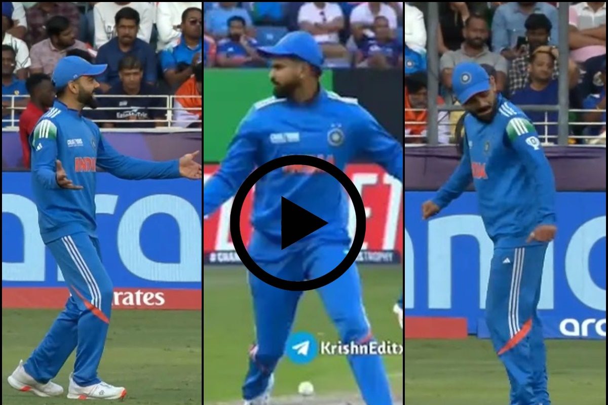 अबे तुझे बॉल नहीं दिख रही.. LIVE मैच में विराट ने उड़ाई श्रेयस अय्यर की खिल्ली