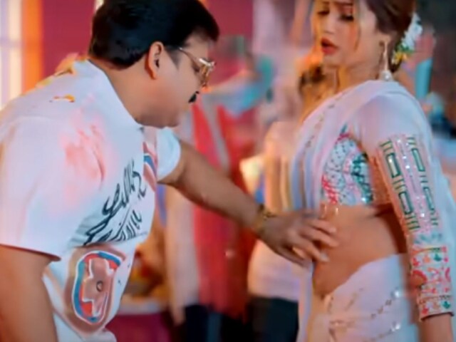 Pawan Singh's new Holi Song made a blast, actress also scattered beauty