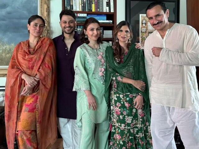 सैफ-करीना ने परिवार संग मनाई ईद, सबा-सोहा संग फ्रेम में नजर कुणाल खेमू