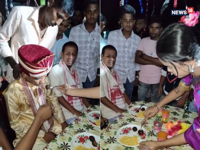 चीते की रफ्तार से गप्प से गुलाब जामुन खाया दूल्हा, साली के अरमान पर फेरा पानी! चीते की रफ्तार से गप्प से गुलाब जामुन खाया दूल्हा, साली के अरमान पर फेरा पानी!