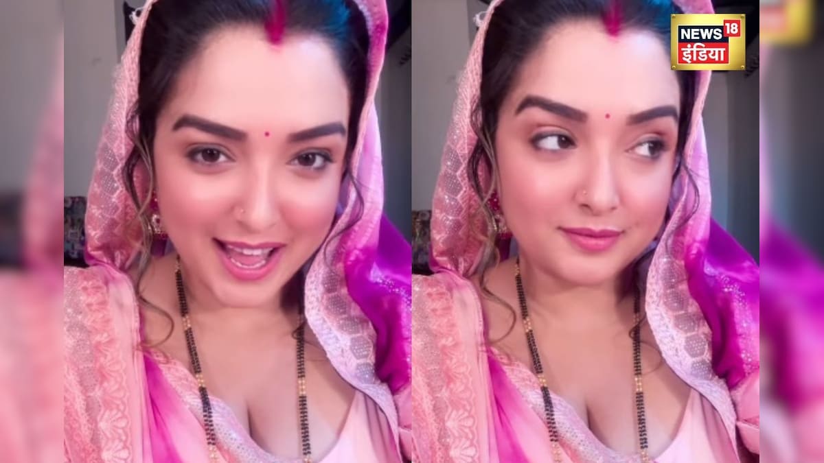 Siddur and wore saree in demand, Amrapali Dubey’s video looted fans – News-Patiala Hindi