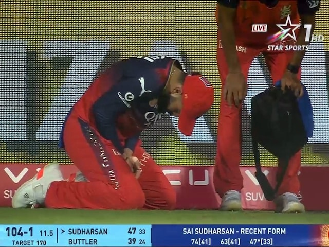 Kohli's finger injury, Inzard became an Injord while catching a catch during IPL match Kohli's finger injury, Inzard became an Injord while catching a catch during IPL match
