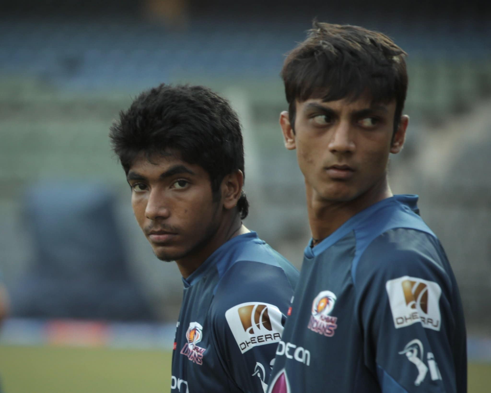 Jaspreet Bumrah with Akshar Patel