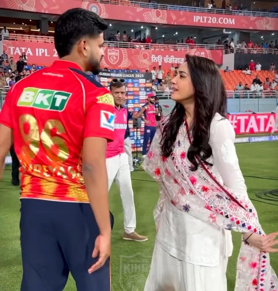 Preity Zinta in Punjab match