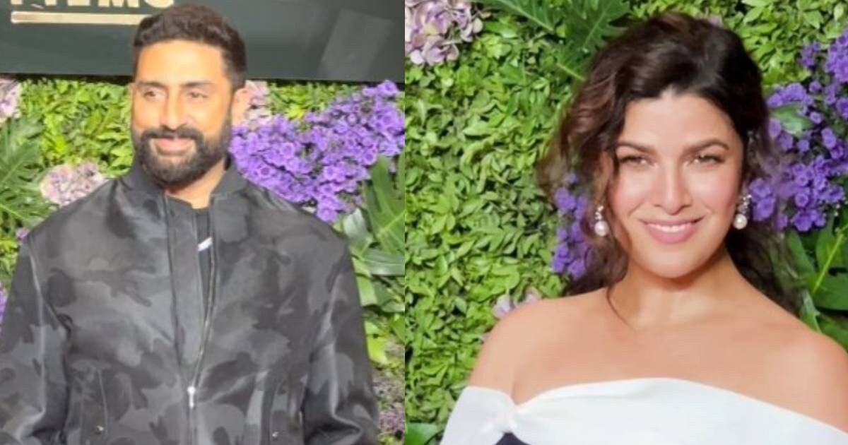 Abhishek Bachchan and Nimrat Kaur lit up in the party of Madock Films.