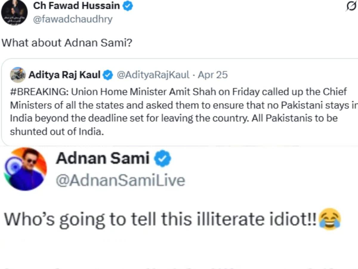Adnan Sami, Pahalgam Attack, Fawad Chaudhry, Adnan Sami Citizenship, Adnan Sami Fawad Chaudhry, Fawad Chaudhry Adnan Sami Fight, India vs Pakistani, Adnan Sami News, Adnan Sami News Citizenship