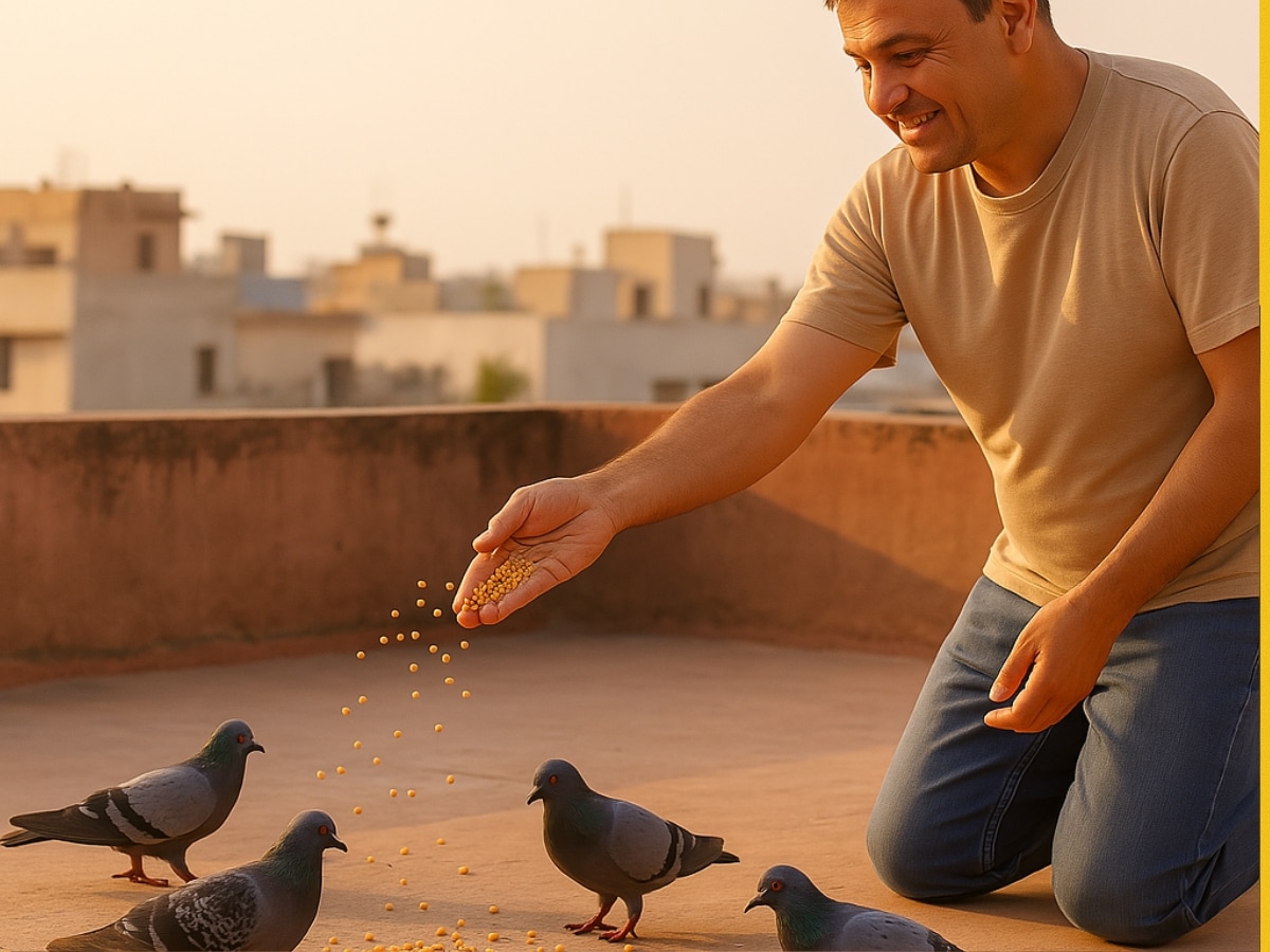 Astro Tips: कहीं आप भी तो पक्षियों को छत पर दाना नहीं डालते हैं, पुण्य की जगह उठाना पड़ सकता है नुकसान! - News18 हिंदी
