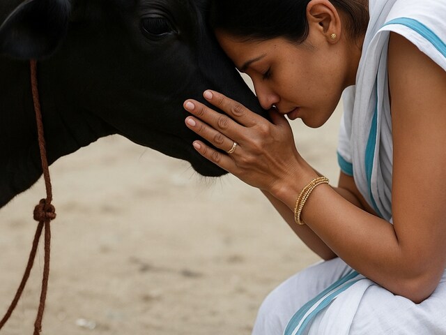जीवन में चाहते हैं सुख, समृद्धि और धन-दौलत, तो काली गाय को खिलाएं ये चीजें