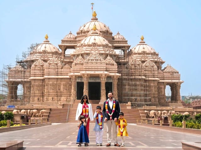 US Vice President JD Vance on visit to India, children appeared super cute, see image US Vice President JD Vance on visit to India, children appeared super cute, see image