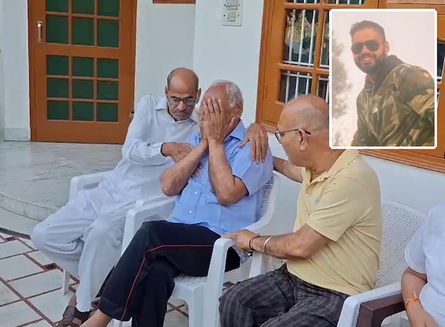 दादाजी लेफ्टिनेंट पोते विनय नरवाल की हत्या पर रोया