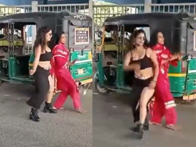 Ludhiyana-reel-video-2025-04-f7b4b032fd04f22c8d9bbecc18d06124 2 girls crossed all limits, made such reel in small clothes, speed of vehicles stopped