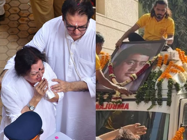 Wife Shashi could not stop herself after seeing Manoj Kumar's last darshan, cried bitterly Wife Shashi could not stop herself after seeing Manoj Kumar's last darshan, cried bitterly