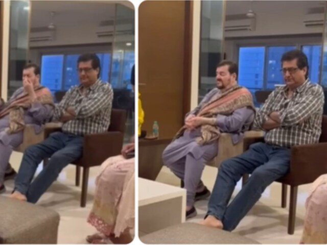 Nitin Mukesh reached Bharat Kumar's house with 'Ek Pyaar Ka Nagma Hai', paid tribute Nitin Mukesh reached Bharat Kumar's house with 'Ek Pyaar Ka Nagma Hai', paid tribute