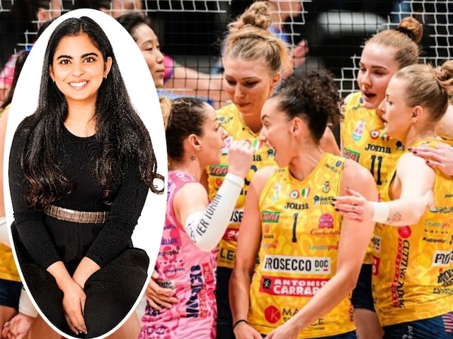 Isha Ambani and Louis Boden FIVB attended the Board of Administration Isha Ambani and Louis Boden FIVB attended the Board of Administration
