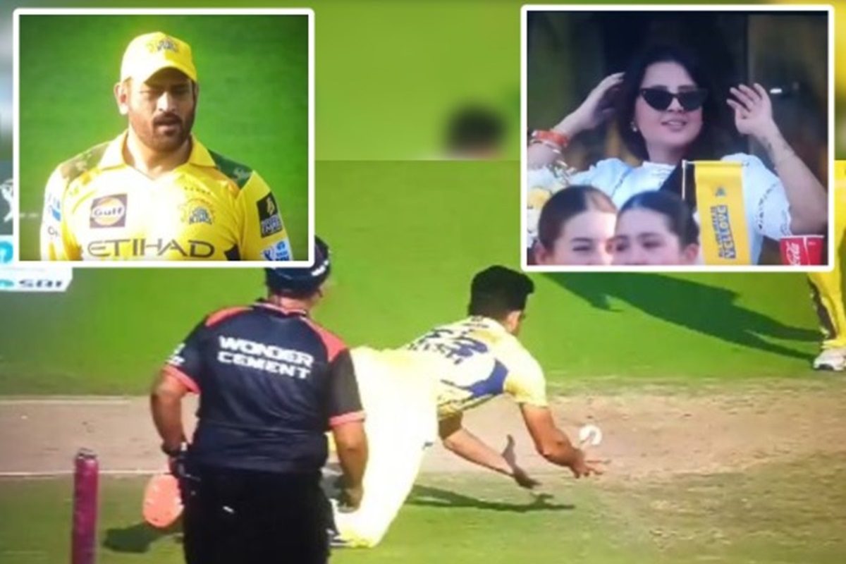 धोनी के चहेते ने टपकाया केएल का कैच, साक्षी का वीडियो लोगों ने कर दिया वायरल