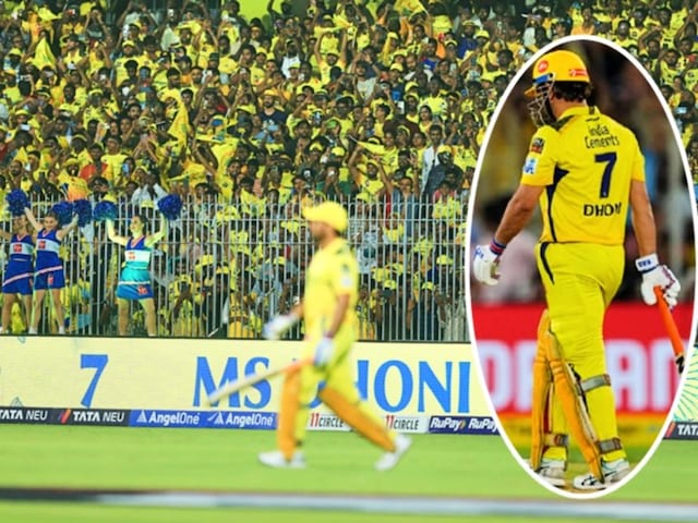 Broken fans were full of hopes of Chennai, Dhoni could not do anything Broken fans were full of hopes of Chennai, Dhoni could not do anything