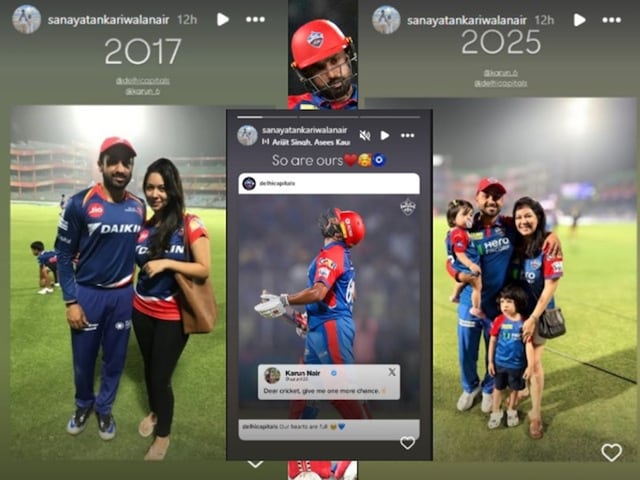 Husband's wife became emotional on Karun Nair's IPL Comback, done special post Husband's wife became emotional on Karun Nair's IPL Comback, done special post