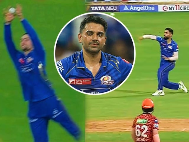 Mi vs SRH's first over tremendous drama, caught on 1st ball, over throw and ... Mi vs SRH's first over tremendous drama, caught on 1st ball, over throw and ...