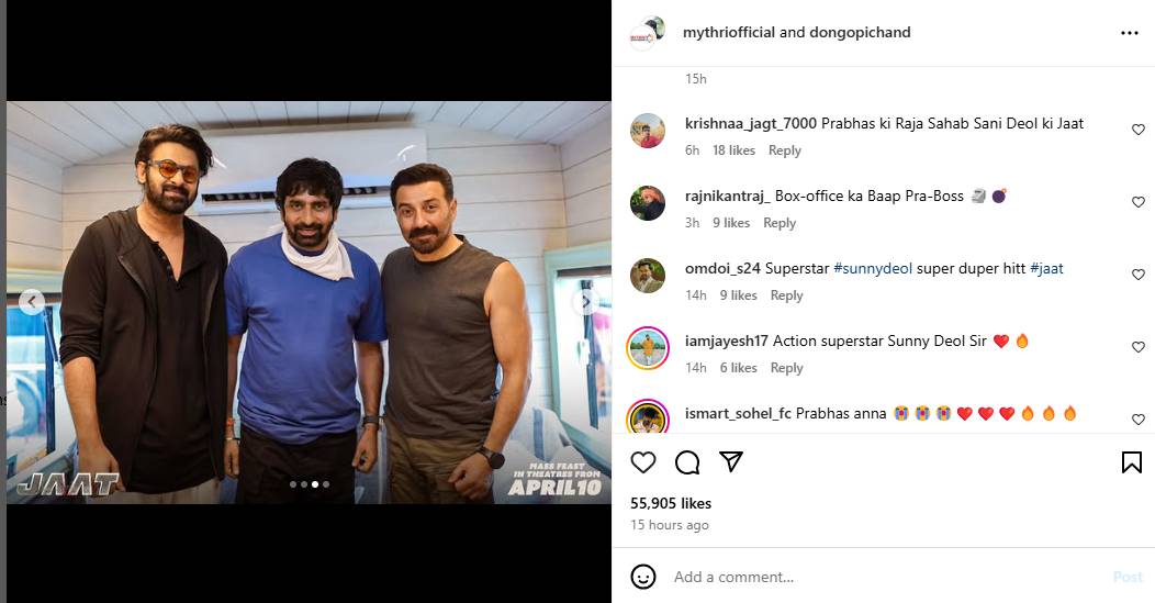 Sunny deol Prabhas