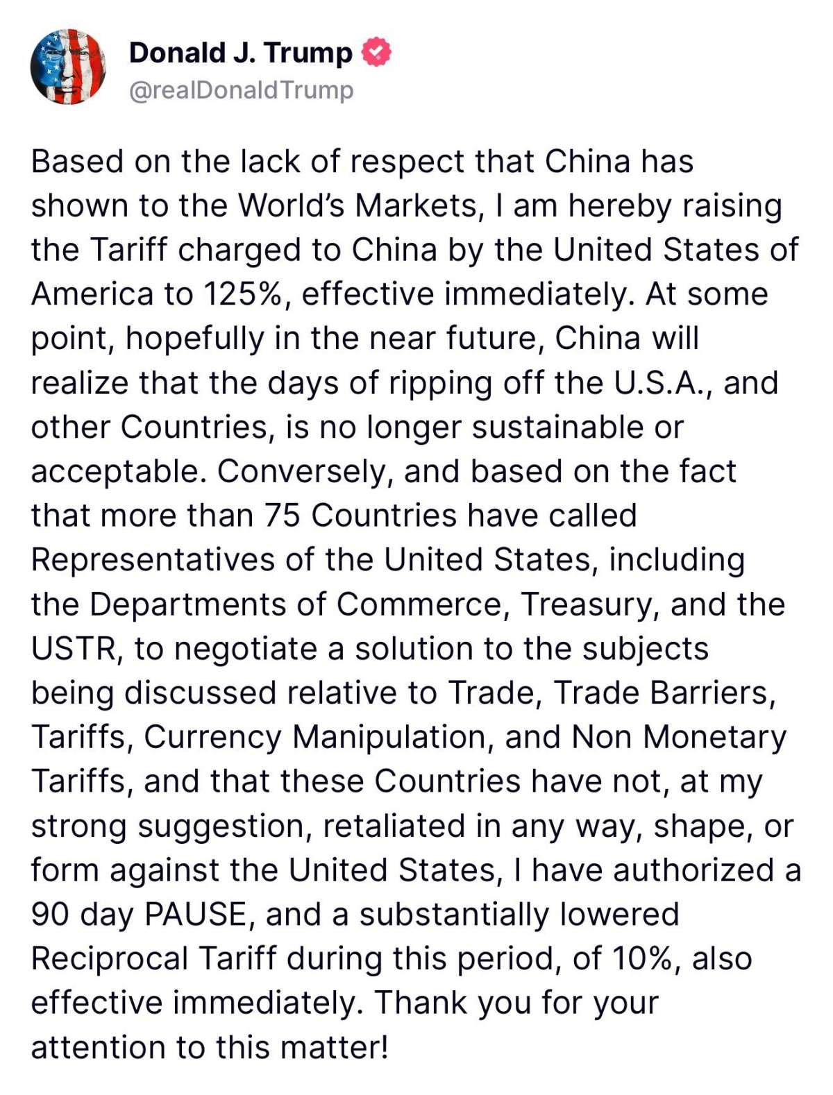 Trump, China