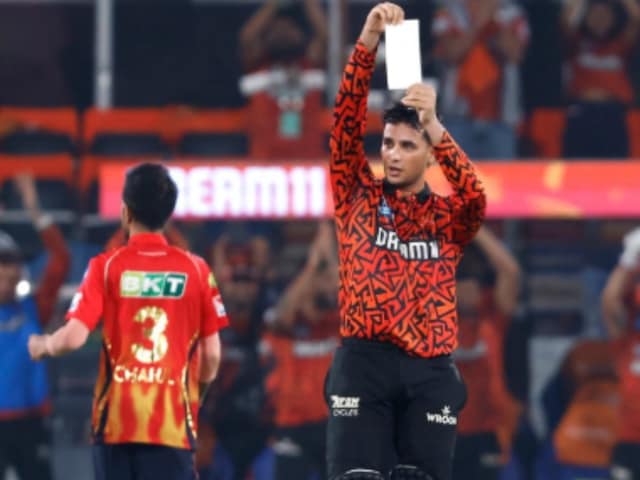 A century off 40 balls ... What is secret about Abhishek Sharma's slip celebration A century off 40 balls ... What is secret about Abhishek Sharma's slip celebration
