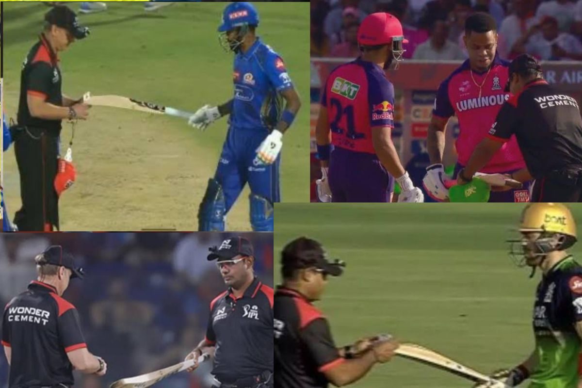 हार्दिक,सॉल्ट,हेटमॉयर के बाद फिर एक खिलाड़ी का बीच मैच में क्यों चेक हुआ बल्ला