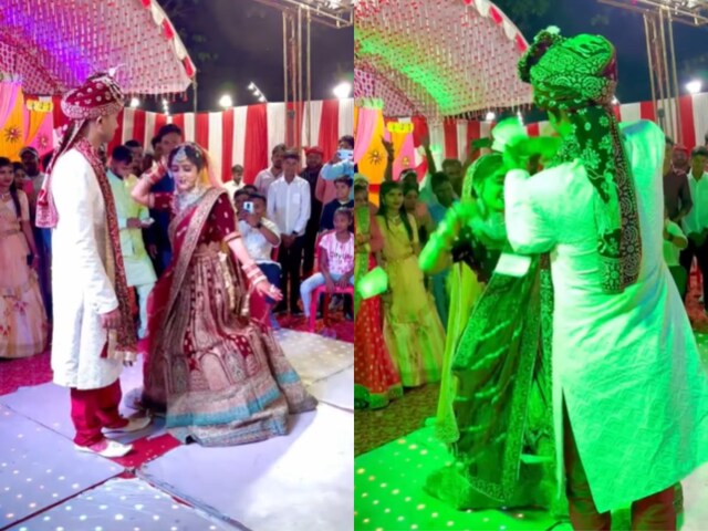 bride-video-3-2025-04-e54f27834123c7af2a6595cb5b75a419 'Government job is dancing to sister', the bride and groom started blowing the note, the public enjoyed it!