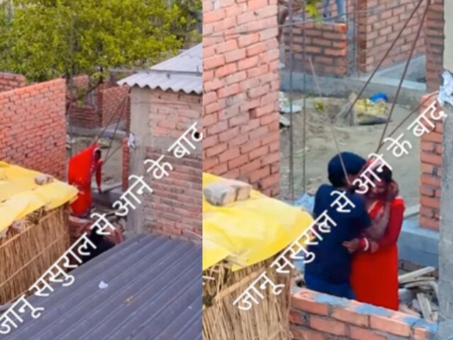 extra-marital-affair-2025-04-1508259f8b9719be1ffb78e27c4a92e1 The girl came to her maternal home for the first time after marriage, wearing a red sari behind the house, the neighbor saw the act