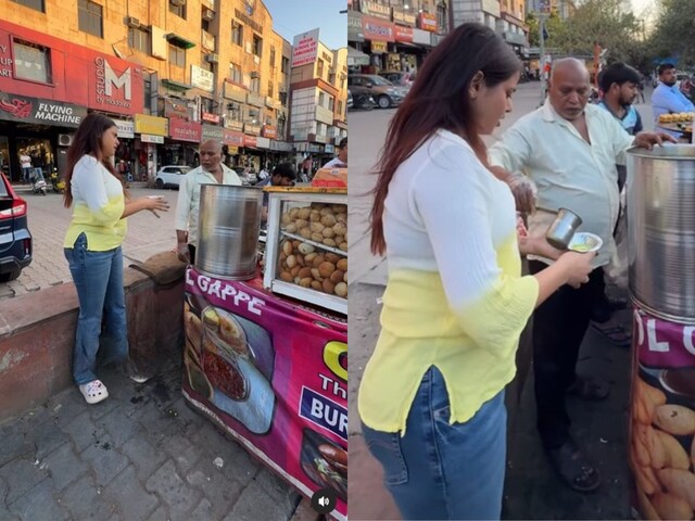 गोलगप्पे खाने पहुंची लड़की, दुकानदार से दर्जनों बार मांगा फ्री का पानी!