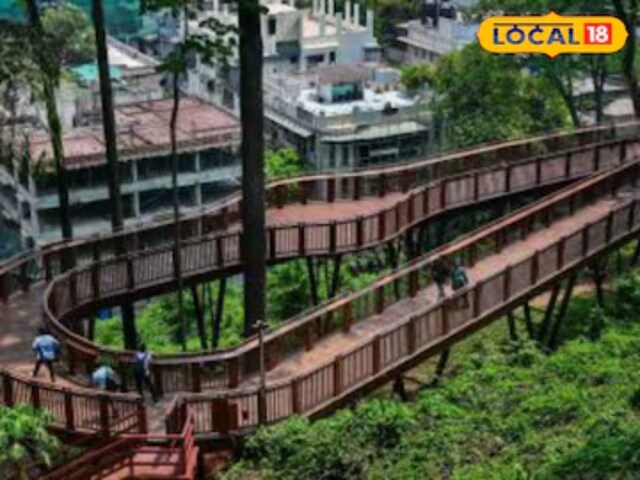 485 मीटर हवा में लटकती लकड़ी की राह!  ये मुंबई है या जन्नत का कोई दरवाजा?