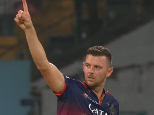 One match army becomes Hazlewood, the dice of the match, RCB beat Rajasthan in the house