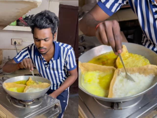 kitchen-hack-2025-04-d3670100fa6ce8c57d2bdfd67efd81fc Four things cooked in a single pan, ready together, will get relief from the heat of the kitchen in summer!