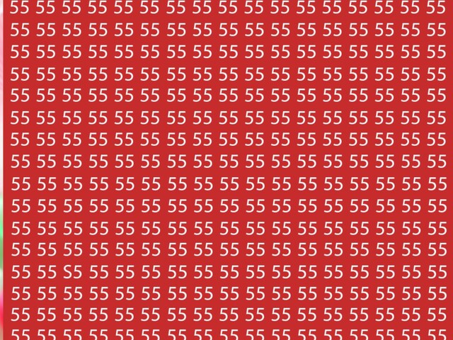optical-illusion-1-33-2025-04-b1d404998739a5dc4fa3fb9299fe86ca Where is 55 written wrong? The challenge is 8 seconds, big people could not complete, you will do TRAI?