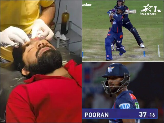 Oh God! Fan's head erupted due to Nicholas Puran's six Oh God! Fan's head erupted due to Nicholas Puran's six