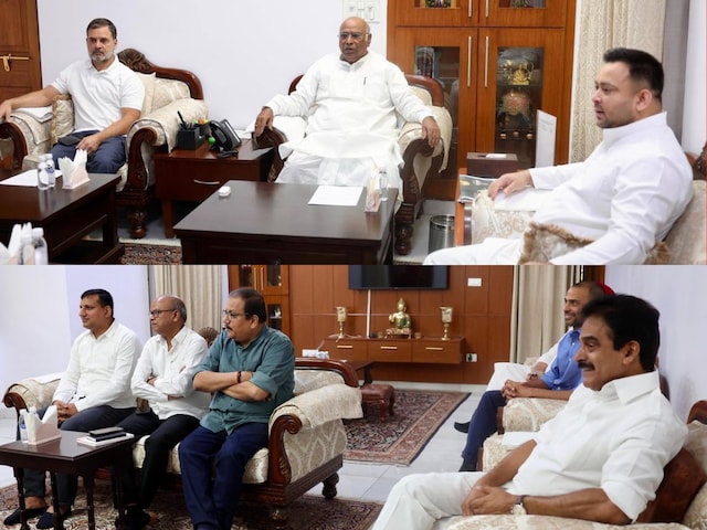 ड्राइविंग सीट पर बैठने को लेकर तेजस्वी-राहुल में होड़, कौन चलाएगा गाड़ी? ड्राइविंग सीट पर बैठने को लेकर तेजस्वी-राहुल में होड़, कौन चलाएगा गाड़ी?
