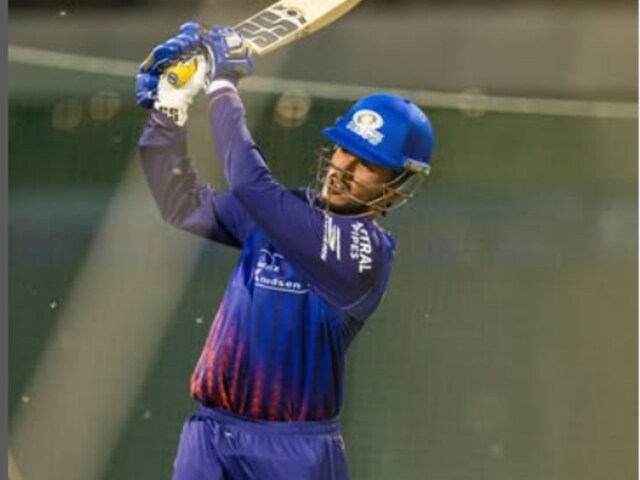 Dada Olympic Gold Mediest .. Grands made debut in IPL for Mumbai Indians