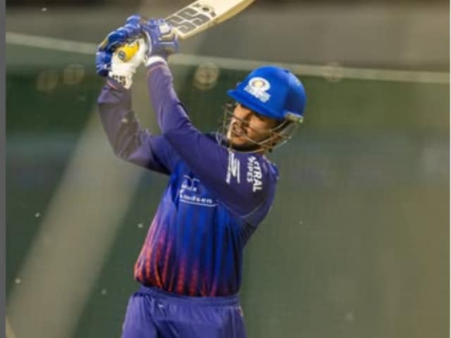 Dada Olympic Gold Mediest .. Grands made debut in IPL for Mumbai Indians Dada Olympic Gold Mediest .. Grands made debut in IPL for Mumbai Indians