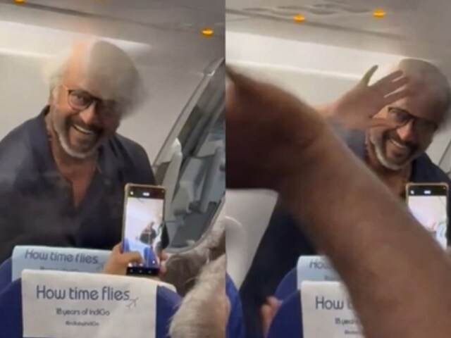 Rajinikanth traveled economy class with common people, viral video