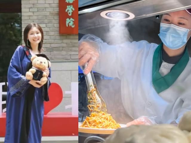 woman-canteen-2025-04-51154815b11a918ff3a426139043320c Large degrees, jobs of millions, leave everything and cook food in the canteen, the reason will be shocked!