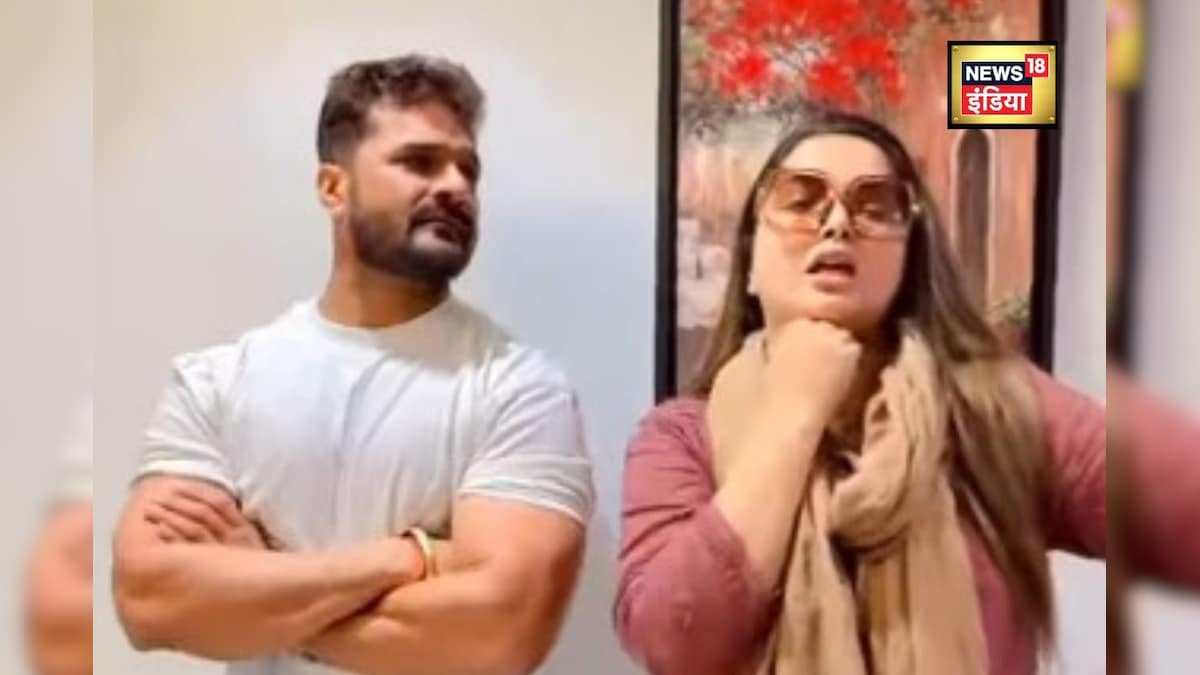 आम्रपाली दुबे संग खेसारी लाल यादव का मजेदार अंदाज, इंटरनेट पर छा गया वीडियो