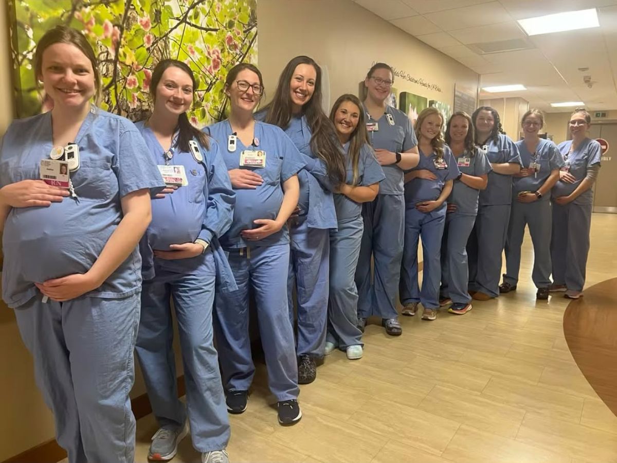 14 nurse pregnant in 1 hospital usa
