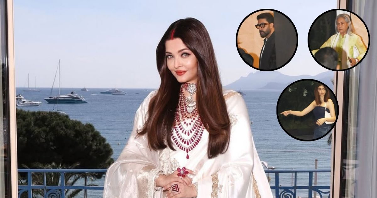 Aishwarya Rai Bachchan responded to rumors of divorce from Sindoor in Cannes 2025.