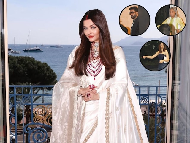 Aishwarya burnt in the cross, on the other hand, Abhishek had dinner with mother Jaya