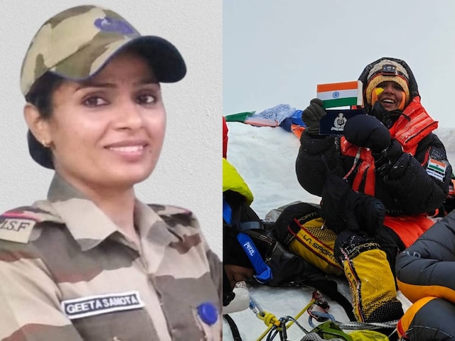 CISF की SI गीता ने रच दिया इतिहास, माउंट एवरेस्ट पर फहराया तिरंगा CISF की SI गीता ने रच दिया इतिहास, माउंट एवरेस्ट पर फहराया तिरंगा