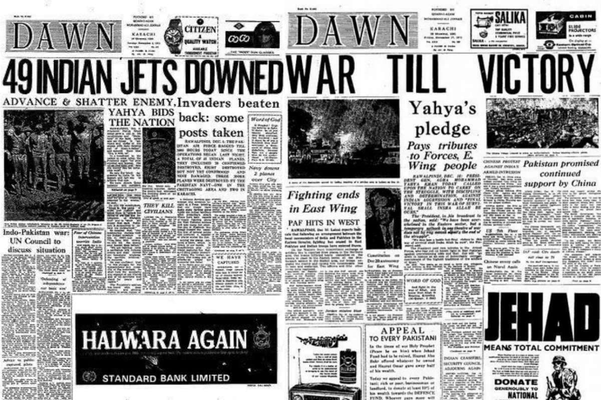 49 जेट्स गिरा दिए PAK ने 1971 में भी खूब ढोल पीटा था नया नहीं है ये ड्रामा