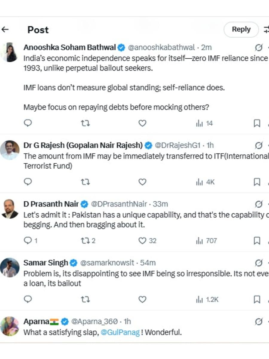 Pakistan IMF Loan, Gul Panag, Gul Panag on Pakistan IMF Loan, Gul Panag takes dig at Pakistan as they celebrate IMF loan, what is IMF, Gul Panag Post, गुल पनाग, गुल पनाग का पोस्ट, गुल पनाग का पाकिस्तान को मुंहतोड़ जवाब