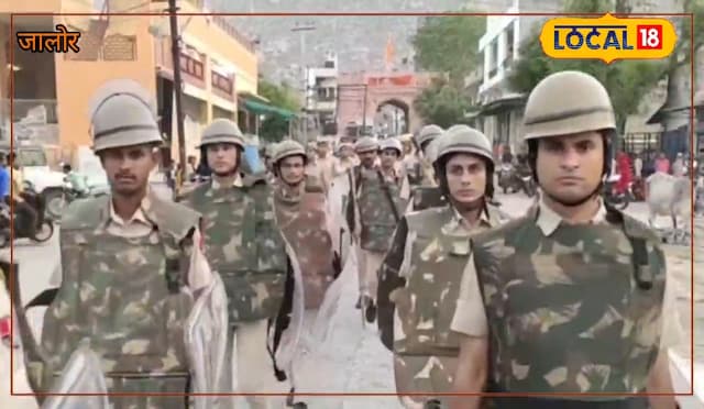 जलोर समाचार: तंग सुरक्षा प्रणाली हवाई हमले के बाद, जलोर पुलिस ने सड़क पर लोगों को सतर्क रहने की अपील की 1 जालौर